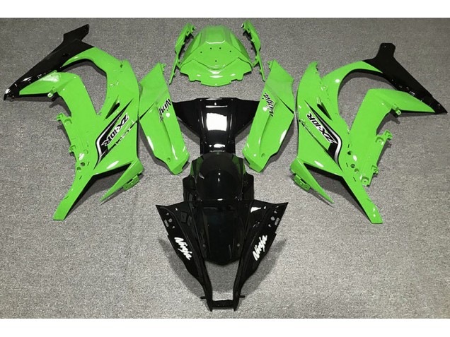 2011-2015 Gloss Green & Kawasaki ZX10R Fairings