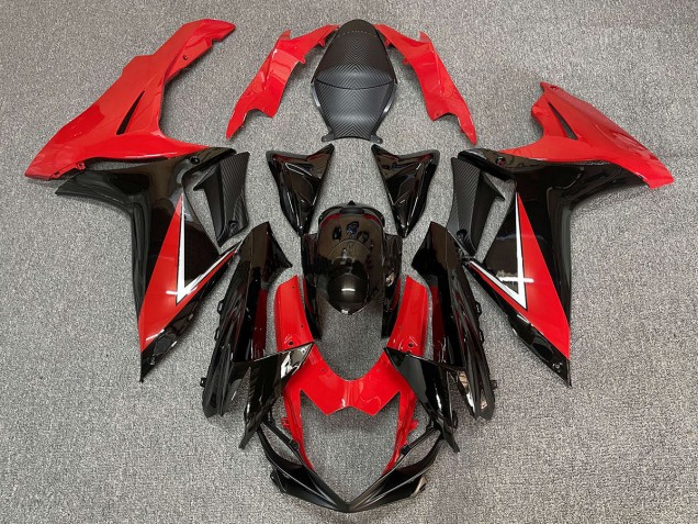 2011-2020 Deep Red and Gloss Black Suzuki GSXR 600-750 Fairings 2011-2020 Deep Red and Gloss Black Suzuki GSXR 600-750 Fairings