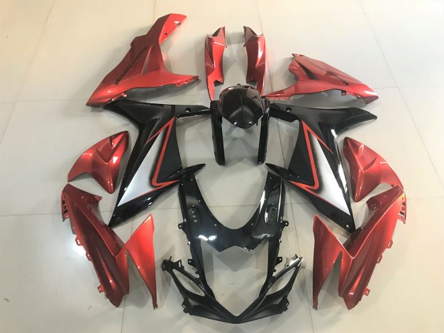2011-2020 Gloss Black & Vibrant Orange Suzuki GSXR 600-750 Fairings 2011-2020 Gloss Black & Vibrant Orange Suzuki GSXR 600-750 Fairings