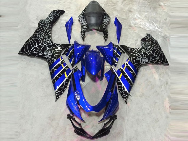 2011-2020 Gloss Blue Spider Suzuki GSXR 600-750 Fairings 2011-2020 Gloss Blue Spider Suzuki GSXR 600-750 Fairings