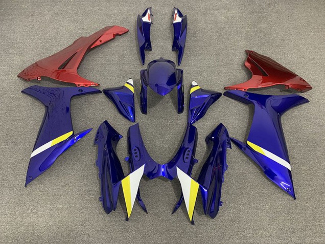 2011-2020 Gloss Blue and Red Suzuki GSXR 600-750 Fairings 2011-2020 Gloss Blue and Red Suzuki GSXR 600-750 Fairings