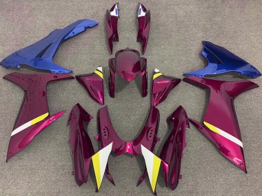 2011-2020 Gloss Red and Blue Suzuki GSXR 600-750 Fairings