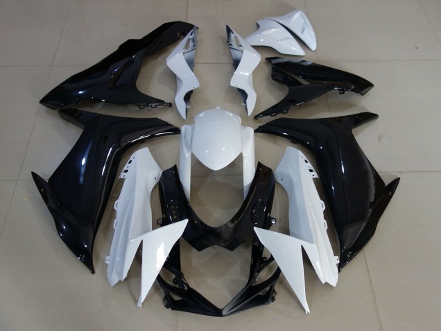 2011-2020 Gloss White and Black Suzuki GSXR 600-750 Fairings 2011-2020 Gloss White and Black Suzuki GSXR 600-750 Fairings