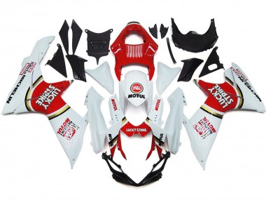 2011-2020 Lucky Strike with Gold Circle Suzuki GSXR 600-750 Fairings