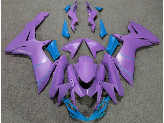 2011-2020 Matte Purple & Blue Suzuki GSXR 600-750 Fairings 2011-2020 Matte Purple & Blue Suzuki GSXR 600-750 Fairings