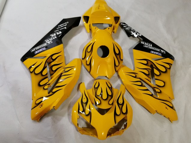 2012-2016 Custom Yellow Flame Honda CBR1000RR Fairings 2012-2016 Custom Yellow Flame Honda CBR1000RR Fairings