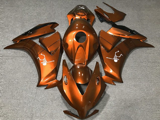 2012-2016 Deep Orange Gloss Honda CBR1000RR Fairings 2012-2016 Deep Orange Gloss Honda CBR1000RR Fairings