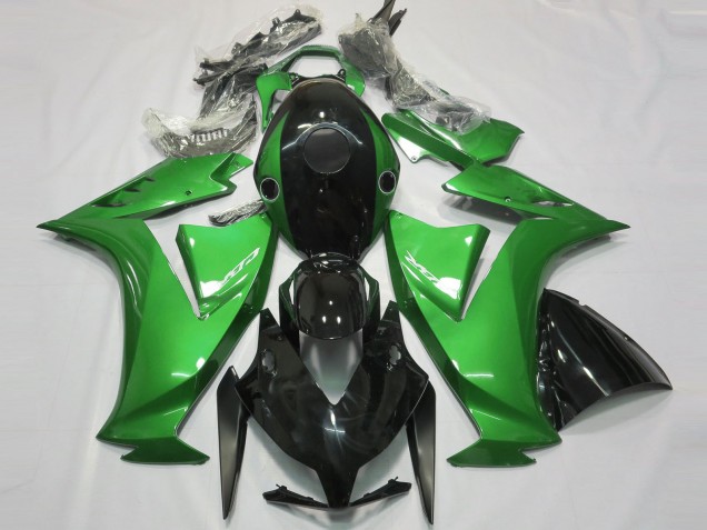 2012-2016 Gloss Black and Green Honda CBR1000RR Fairings 2012-2016 Gloss Black and Green Honda CBR1000RR Fairings
