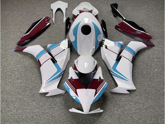 2012-2016 Gloss Light Blue and Maroon Honda CBR1000RR Fairings 2012-2016 Gloss Light Blue and Maroon Honda CBR1000RR Fairings
