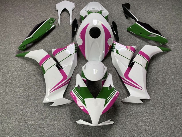 2012-2016 Gloss Pink and Green Honda CBR1000RR Fairings 2012-2016 Gloss Pink and Green Honda CBR1000RR Fairings