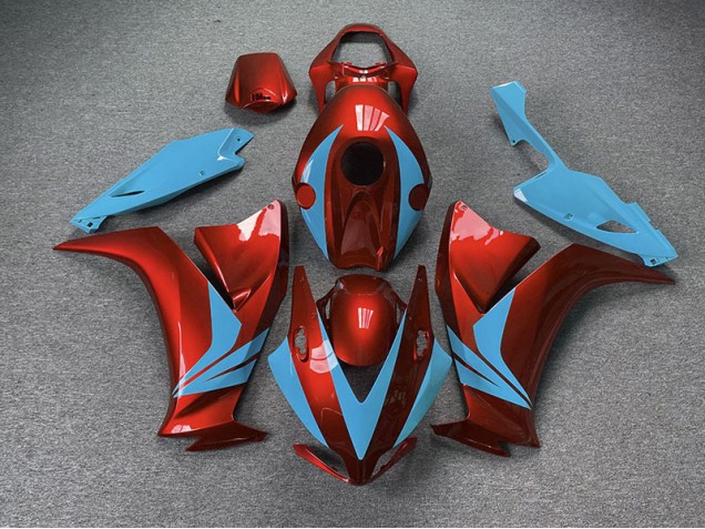 2012-2016 Gloss Red and Light Blue Honda CBR1000RR Fairings 2012-2016 Gloss Red and Light Blue Honda CBR1000RR Fairings