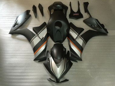 2012-2016 Matte Silver and Black Honda CBR1000RR Fairings