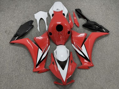 2012-2016 Red with White Honda CBR1000RR Fairings
