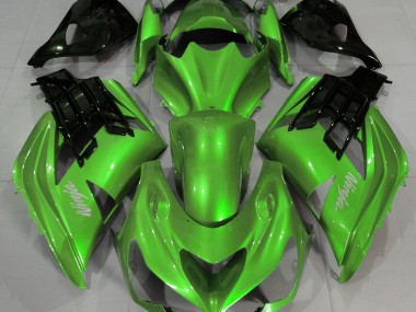 2012-2019 Liquid Green Kawasaki ZX14R Fairings