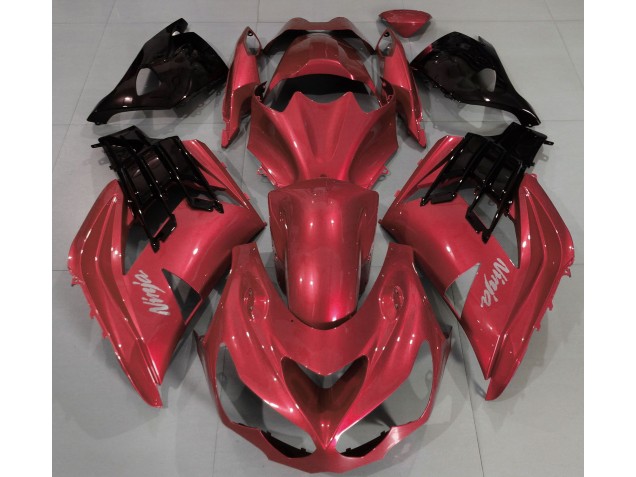 2012-2019 Vibrant Red Kawasaki ZX14R Fairings 2012-2019 Vibrant Red Kawasaki ZX14R Fairings