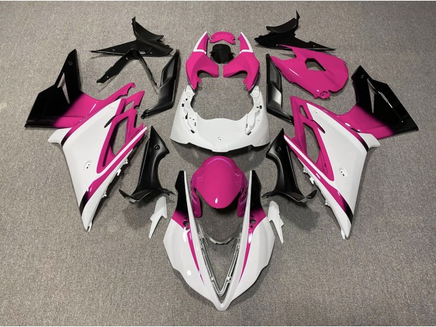 2013-2016 Gloss White and Pink Triumph Daytona 675 Fairings 2013-2016 Gloss White and Pink Triumph Daytona 675 Fairings