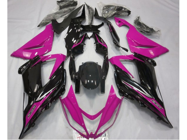 2013-2018 Black and Pink Kawasaki ZX6R Fairings 2013-2018 Black and Pink Kawasaki ZX6R Fairings