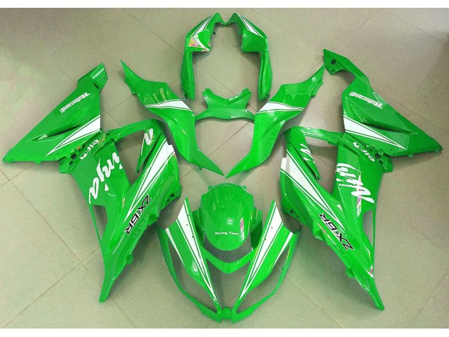 2013-2018 Green Ninja Kawasaki ZX6R Fairings