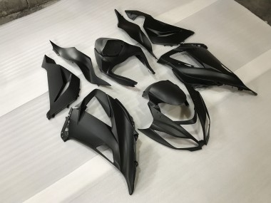 2013-2018 Matte Black Kawasaki ZX6R Fairings