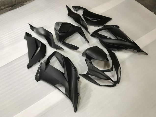 2013-2018 Matte Black Kawasaki ZX6R Fairings 2013-2018 Matte Black Kawasaki ZX6R Fairings