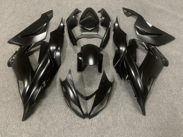 2013-2018 Matte Black & Protective Coat Kawasaki ZX6R Fairings 2013-2018 Matte Black & Protective Coat Kawasaki ZX6R Fairings