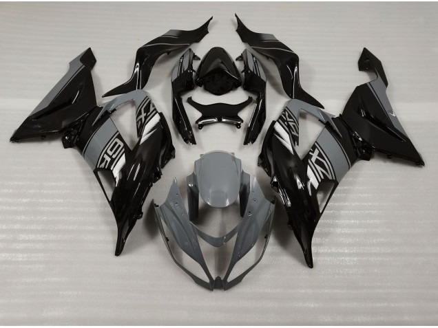 2013-2018 Nardo and Black Kawasaki ZX6R Fairings 2013-2018 Nardo and Black Kawasaki ZX6R Fairings