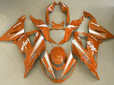 2013-2018 Orange Ninja Kawasaki ZX6R Fairings