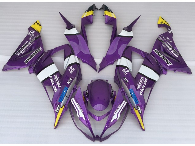 2013-2018 Purple Style Kawasaki ZX6R Fairings 2013-2018 Purple Style Kawasaki ZX6R Fairings