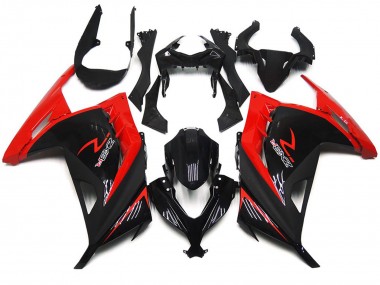 2013-2018 Red and Black Gloss Kawasaki Ninja 300 Fairings