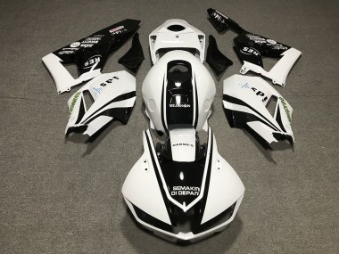 2013-2020 Black and White Design Honda CBR600RR Fairings