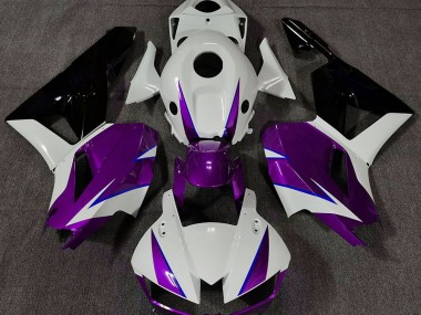 2013-2020 Gloss Purple White and Blue Honda CBR600RR Fairings
