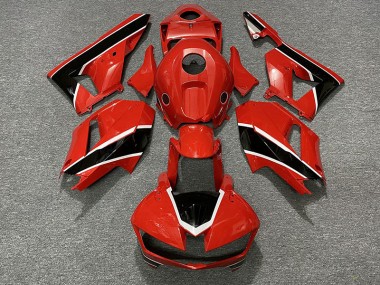 2013-2020 Gloss Red Black and White Honda CBR600RR Fairings