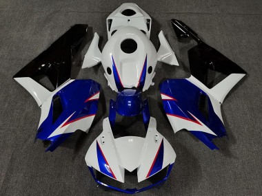 2013-2020 Gloss White and Deep Blue Honda CBR600RR Fairings