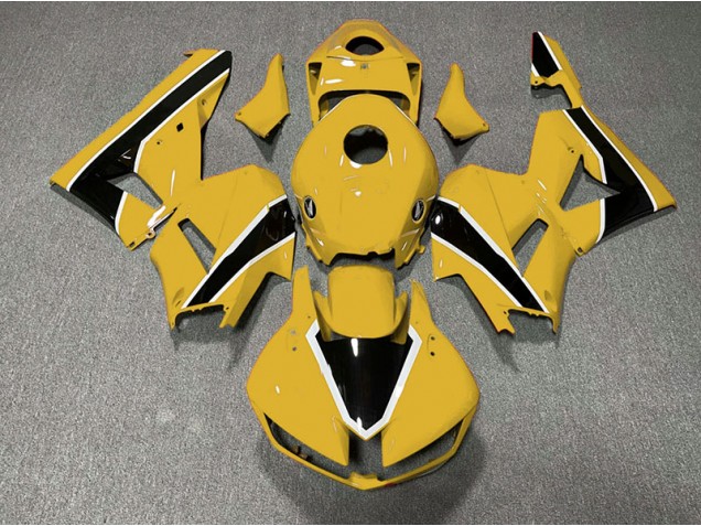 2013-2020 Gloss Yellow and Black Honda CBR600RR Fairings