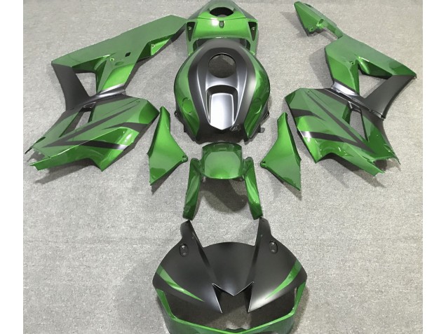 2013-2020 Lizard Green and Matte Black Honda CBR600RR Fairings