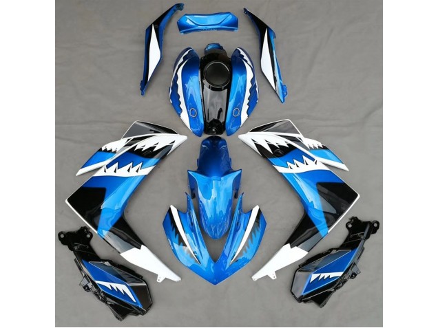 2015-2018 Light Blue Shark Yamaha R3 Fairings 2015-2018 Light Blue Shark Yamaha R3 Fairings