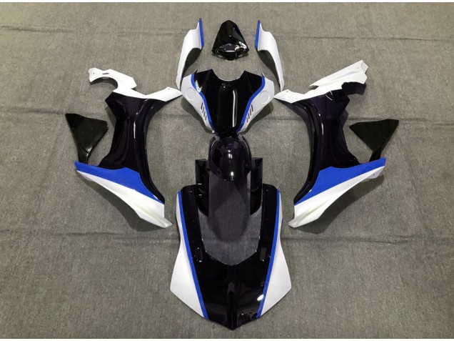 2015-2019 Blue Black and White Yamaha R1 Fairings 2015-2019 Blue Black and White Yamaha R1 Fairings