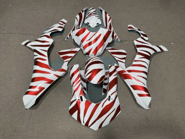 2015-2019 Red Zebra Yamaha R1 Fairings