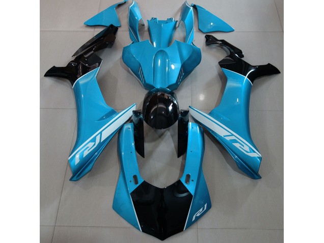 2015-2019 Sky Blue and Black Yamaha R1 Fairings 2015-2019 Sky Blue and Black Yamaha R1 Fairings