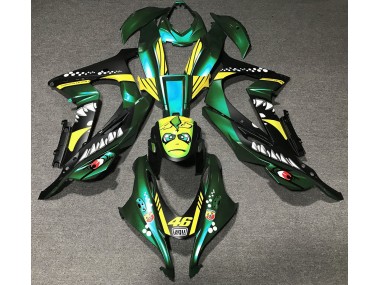 2016-2019 Forest Green Shark Kawasaki ZX10R Fairings