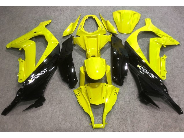 2016-2019 Gloss Yellow and Black Kawasaki ZX10R Fairings 2016-2019 Gloss Yellow and Black Kawasaki ZX10R Fairings