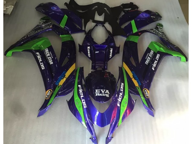 2016-2019 Purple Green and Gloss Kawasaki ZX10R Fairings 2016-2019 Purple Green and Gloss Kawasaki ZX10R Fairings