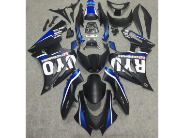2017-2019 Matte Black & Blue Suzuki GSXR 1000 Fairings