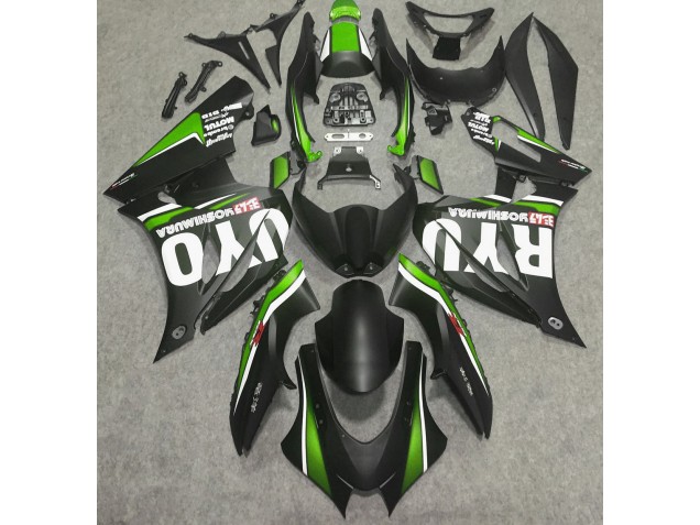 2017-2019 Matte Black & Green Suzuki GSXR 1000 Fairings 2017-2019 Matte Black & Green Suzuki GSXR 1000 Fairings