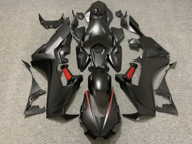 2017-2019 Matte Black & Red Honda CBR1000RR Fairings