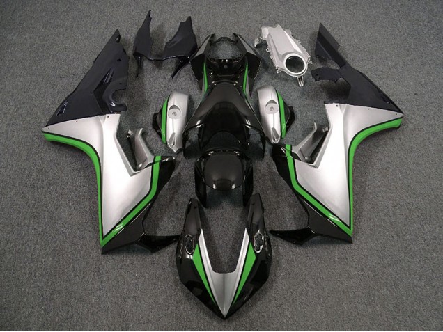 2017-2019 Silver and Black & Green Honda CBR1000RR Fairings 2017-2019 Silver and Black & Green Honda CBR1000RR Fairings
