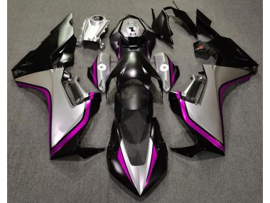 2017-2019 Silver and Black & Pink Honda CBR1000RR Fairings