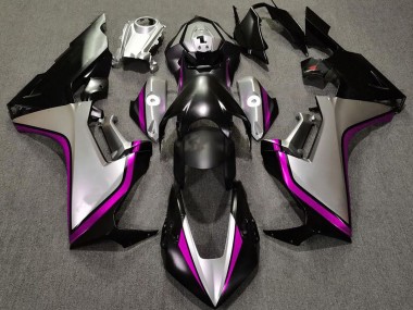 2017-2019 Silver and Black & Pink Honda CBR1000RR Fairings