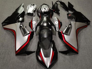 2017-2019 Silver and Black & Red Honda CBR1000RR Fairings