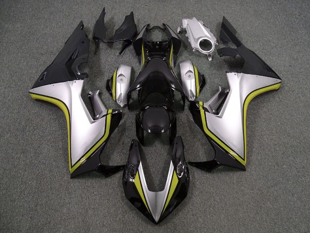 2017-2019 Silver and Black & Yellow Honda CBR1000RR Fairings